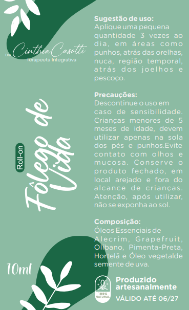 FÔLEGO DE VIDA